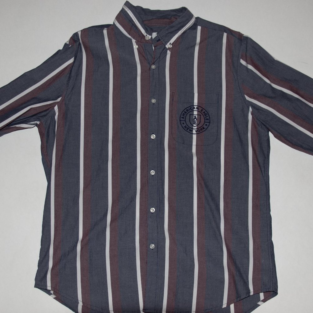 American Eagle New York button up shirt